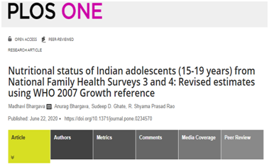 Adolescent Nutrition